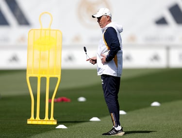 El técnico del club blanco, Carlo Ancelotti.