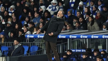 Pellegrino Matarazzo, en su debut como entrenador de la Real Sociedad.