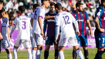 Real Jaén 1(4)-1(5) Levante: resumen, resultado y goles