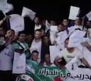 Madrid Peña in Algeria wildly celebrate semi-final win