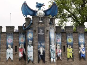 El Principality Stadium se prepara para acoger el próximo 3 de junio la final de la Champions League entre Real Madrid y Juventus.