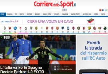 Portadas de la prensa extranjera