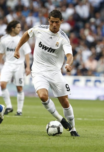 Las botas de Cristiano Ronaldo durante su carrera