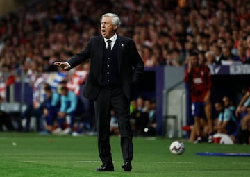 Real Madrid coach Carlo Ancelotti 