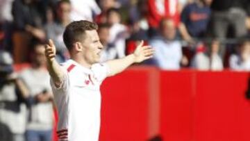 Gameiro, durante un partido reciente. 