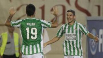 Salva Sevilla y Jorge Molina, los protagonistas de la noche.