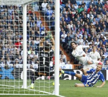 Isco riles number two inside the near post. 2-0. Min.85