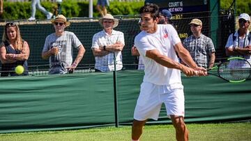 Christian Garín se luce y jugará Wimbledon