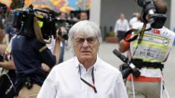 Bernie Ecclestone.