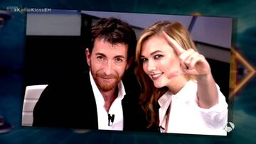 Pablo Motos y Karlie Kloss en El Hormiguero