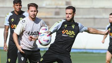 Entrenamiento del Albacete.