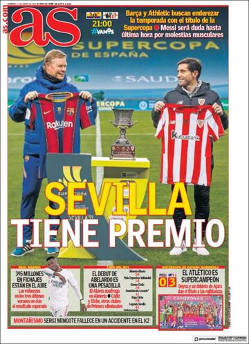 Las portadas de AS de enero