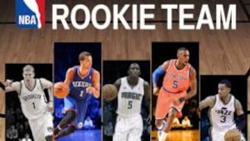 Plumlee, Carter-Williams, Oladipo, Hardaway Jr. y Burke, integrantes del All-Rookie.