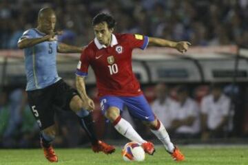 Jorge Valdivia registra 74 partidos con la Selección Chilena.