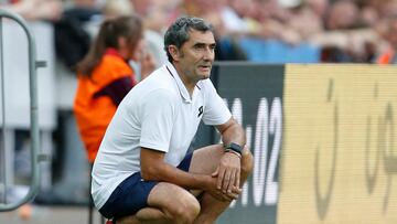 Soccer Football - Pre Season Friendly - Newcastle United v Athletic Bilbao - St James' Park, Newcastle, Britain - July 30, 2022 Athletic Bilbao coach Ernesto Valverde Action Images via Reuters/Ed Sykes