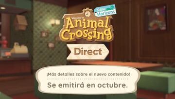 El Animal Crossing Direct se emitir&aacute; en octubre.