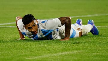 Paris 2024 Olympics - Football - Men's Quarter-final - France vs Argentina - Bordeaux Stadium, Bordeaux, France - August 02, 2024. Ezequiel Fernandez of Argentina reacts. REUTERS/Stephane Mahe