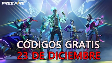 Free Fire | Códigos de hoy sábado 23 de diciembre de 2023: recompensas gratis