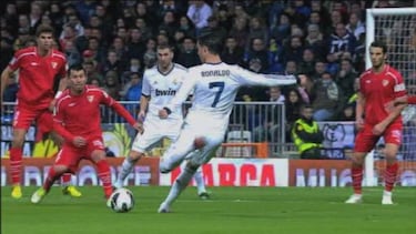 Ontiveros imita a Cristiano: el arte de la folha seca en Segunda