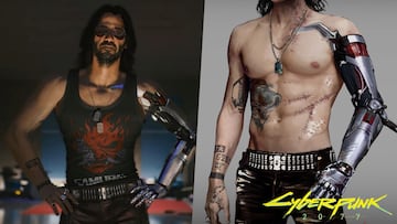 Cyberpunk 2077 muestra cómo lucía Johnny Silverhand antes de que lo interpretara Keanu Reeves