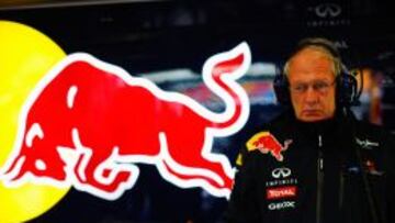 Palo de Red Bull a Mark Webber