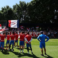 Chivas y su afición le cantan al América