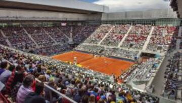 La Caja Mágica durante el pasado Masters 1.000 de Madrid