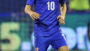 Luka Modric, durante un partido con su selecci&oacute;n.