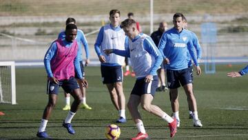 05/02/19 ENTRENAMIENTO DEL MALAGA CF
 IVAN ALEJO Y KONE