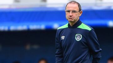 Martin O'Neill, durante un entrenamiento.