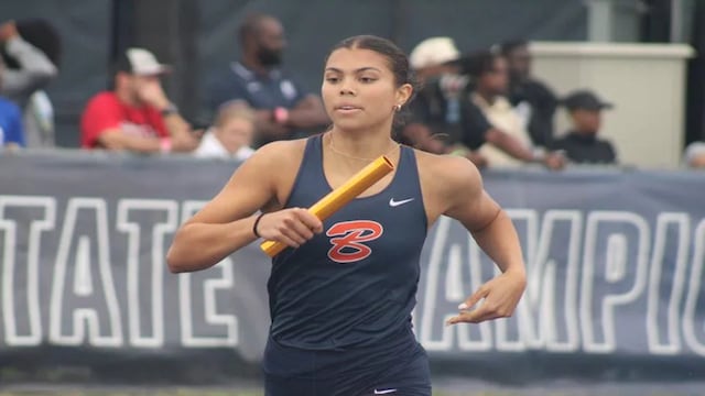 Sam Woods, daughter of the legendary golfer, was a key player in Benjamin High School’s victory.