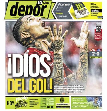 La prensa nacional se deshace en elogios en la vuelta de Guerrero