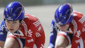<b>Katie Colclough y Laura Trott</b>.