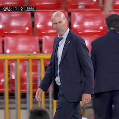 Es rarísimo verle así: la reacción inesperada de Zidane tras el pitido final