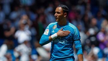 Keylor se se&ntilde;al&oacute; el coraz&oacute;n en el que pudo ser su adi&oacute;s del Bernab&eacute;u.