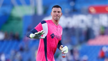 El portero azulón sigue siendo un muro. El equipo sabe blindar a su portero, pero Soria siempre cumple. Una nueva portería a cero.