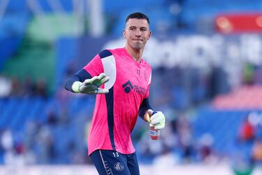 El portero azulón sigue siendo un muro. El equipo sabe blindar a su portero, pero Soria siempre cumple. Una nueva portería a cero.