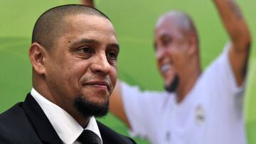El exjugador brasileño del Real Madrid, Roberto Carlos.