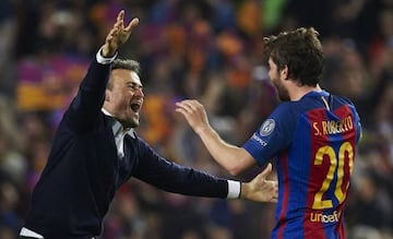 Luis Enrique & Sergi Roberto