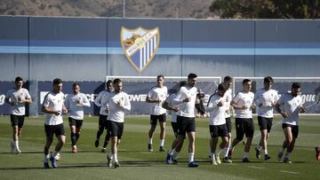 ENTRENAMIENTO DEL SPORTING DE GIJON EN EL ANEXO A LA ROSALEDA