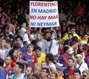 Neymar, presentado en el Camp Nou ante 56.500 aficionados