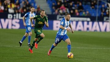 Keidi Bare, en un partido ante Las Palmas.