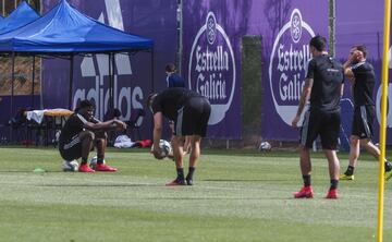 VALLADOLID. 11/05/20.
Primer entrenamiento tras el parón.