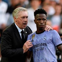 A furious Carlo Ancelotti reacts to Vinícius incident during Real Madrid defeat