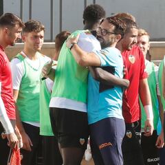 Bordalás cuida su vestuario