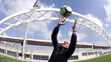 José Ángel Iribar, en las instalaciones del Athletic en Lezama.