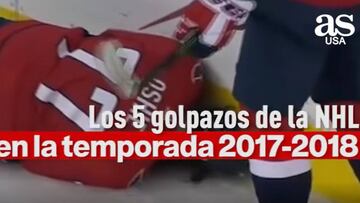 Los 5 golpazos de la NHL en la temporada 2017/18