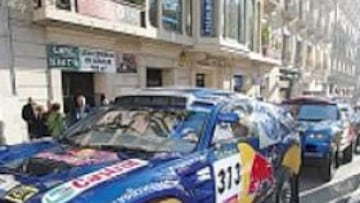 <b>CARAVANA. </b>Barcelona está disfrutando con el paso de los vehículos.