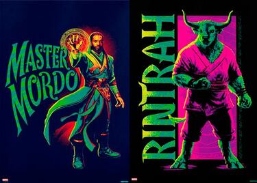 Doctor Strange 2: nuevos artes con las dos variantes de Strange, Bruja Escarlata y el minotauro