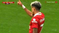 ¡Doblete en 2 minutos! Luis Díaz en modo top 3 del mundo